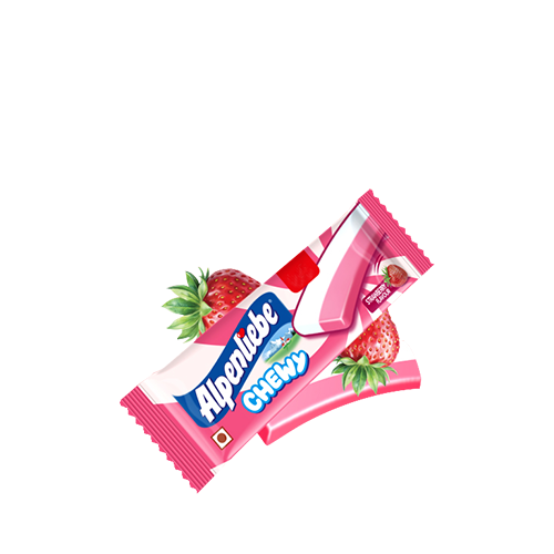 Alpenliebe Chewy Strawberry Flavor~ 1 Pcs