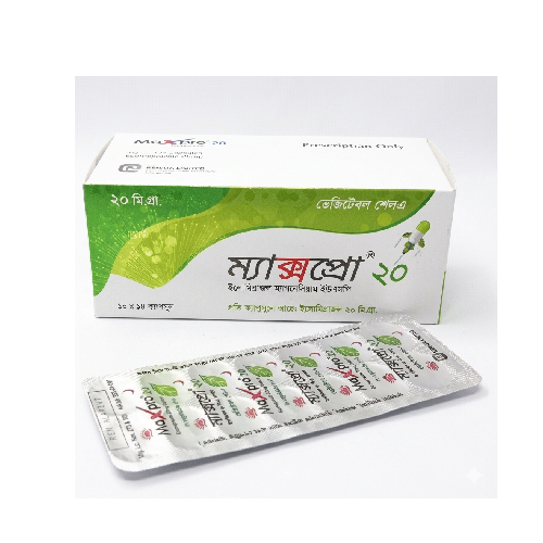 Maxpro 20 mg Capsule ~ 1 Strip