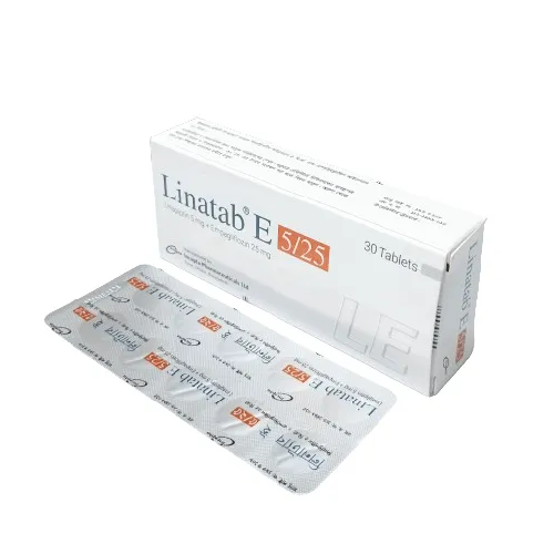 Linatab 5/25 mg Tablet ~ 1 Strip