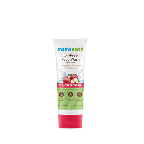 MamaEarth Oil Free Face Wash With Apple Cider Vinegar & Salicylic Acid~100 ml
