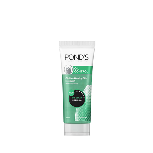 Pond's Oil Control with Salicylic Acid+ Silica Beads Oil-Free Glow Gel Face Wash~100 ml