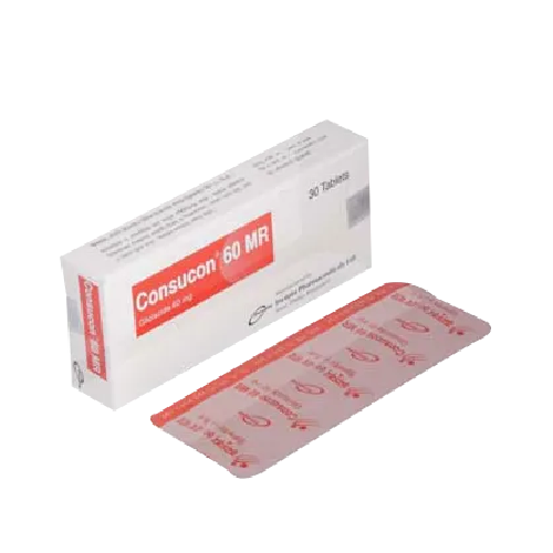 Consucon 60 MR mg Tablet ~ 1 Strip